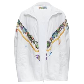 Versace-Versace tresor de la mer starfish track jacket-White