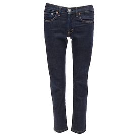 Tom Ford classic washed denim logo tag cropped jeans Blue