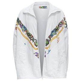 Versace tresor de la mer starfish track jacket White