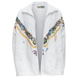 Versace-Versace tresor de la mer starfish track jacket-White
