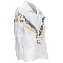 Versace-Versace tresor de la mer starfish track jacket-White