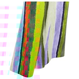 Dolce & Gabbana-Dolce Gabbana striped cotton brocade flared pants kitty spencer-Multiple colors