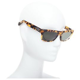 Chrome Hearts Sluss Bussin Dagger Sword Amber Sunglasses Brown
