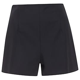 Dior-Christian Dior virgin wool silk applique bar jacket shorts set-Black