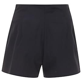 Dior-Christian Dior virgin wool silk applique bar jacket shorts set-Black