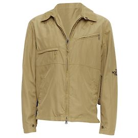 The North Face Nylon Trims Logo Windbreaker Jacket Green Khaki