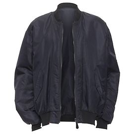 Yves Salomon Herren oversized Bomberjacke mit echtem Pelzfutter Braun