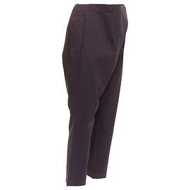 Vivienne Westwood Anglomania Asymmetric Foldover Harem Pants Brown