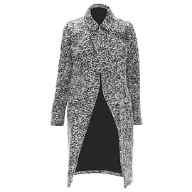 Dior Homme hedi slimane wool boucle coat Grey