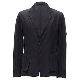 Blazer de nylon técnico com patch de logo Stone Island Shadow Project Preto