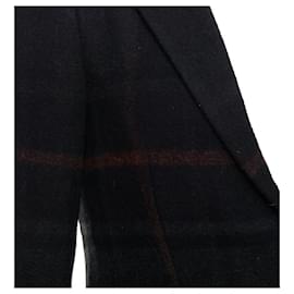 Autre Marque-Tomorrowland Tartan Degrade Wool Blazer Jacket-Black