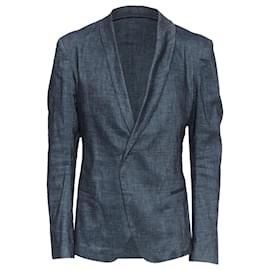 Blazer de linho e algodão Haider Ackermann Azul