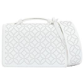 Alaïa Bolsa crossbody Alaia Arabesque Franca com studs Branco