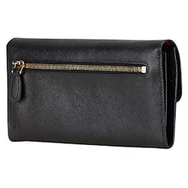 Prada-Prada Saffiano Long Wallet 1M1037-Black