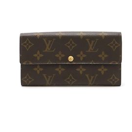 Portafoglio lungo Monogram Sarah Louis Vuitton M61734 Marrone