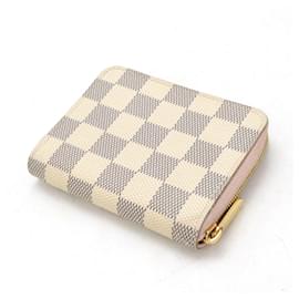 Louis Vuitton-Louis Vuitton Damier Azur Zippy Coin Purse N60229-Pink