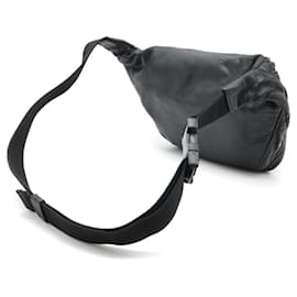 Balenciaga-Balenciaga Leather Explorer Belt Bag-Black