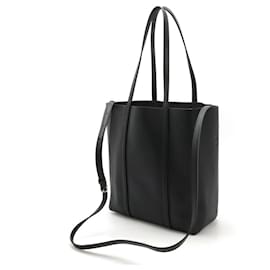 Balenciaga-Balenciaga Everyday Tote XS Leather Bag-Black