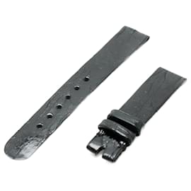 Chopard Crocodile Leather Replacement Belt Black Black