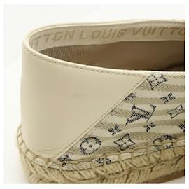 Louis Vuitton-Louis Vuitton Monogram Bidart Line Loafer 1ABFR6-Beige