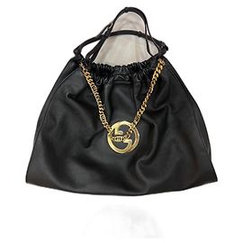 Bolsa Gucci de couro preta Preto