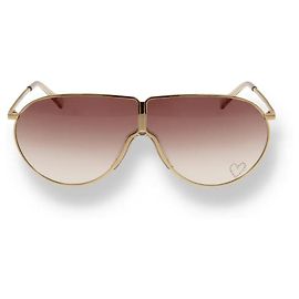 Stella Mc Cartney gafas de sol corazón de metal Rosa Dorado