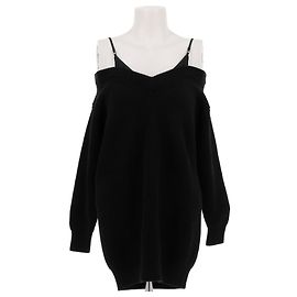 ALEXANDER WANG Strick T.International XS Baumwolle Schwarz