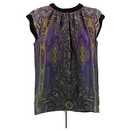Louis Vuitton-LOUIS VUITTON Tops T.FR 38 Silk-Purple