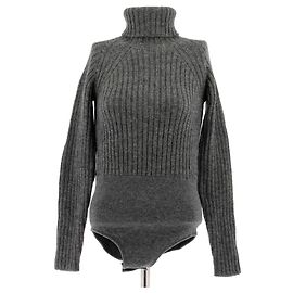 LOUIS VUITTON Malhas T.FR 38 Lã Cinza