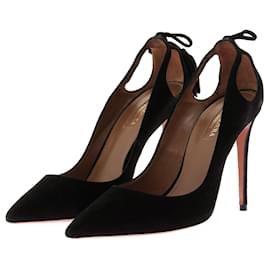 Aquazzura-AQUAZZURA  Heels T.EU 37 Suede-Black