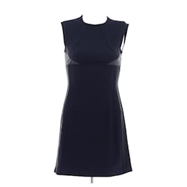 Louis Vuitton-LOUIS VUITTON Dresses T.FR 36 Silk-Navy blue