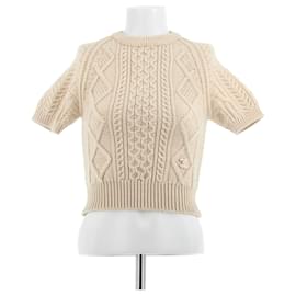 Chanel-CHANEL Knitwear T.FR 36 Wool-Beige