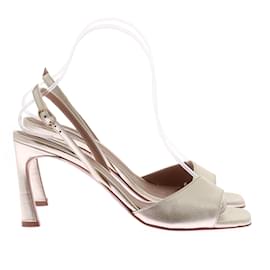 Autre Marque-THE FOLD Sandals T.EU 37 Leather-Golden