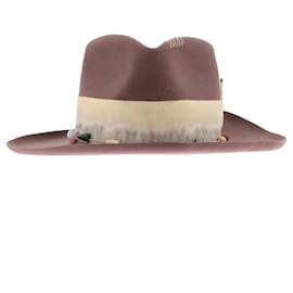 Autre Marque-NICK FOUQUET Hats T.cm 56 Wool-Brown