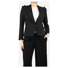 Dolce & Gabbana-Dolce & Gabbana Black wool blazer - size UK 10-Black