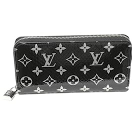 Louis Vuitton-Louis Vuitton Monogram Python Zippy Wallet N96955-Black