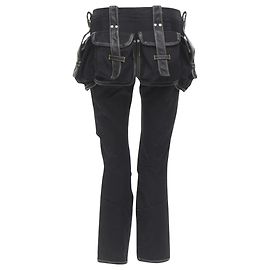 Dsquared2 stitching multi pocket cargo pants Black