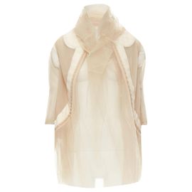 Comme Des Garcons Nude dekonstruierte Tülljacke von Comme Des Garçons Braun Fleisch