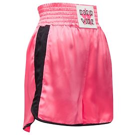 Shorts de boxe em satin Dior Vibe da Christian Dior Rosa