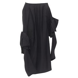 Comme Des Garcons Gonna floreale a ruffle di Comme Des Garçons Nero