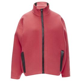 Giacca bomber in lana Balenciaga Nicolas Ghesquière Rosso