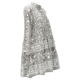 Giacca in paillettes argento Juliet Dunn Londra Grigio