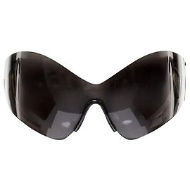 Occhiali da sole Balenciaga Demna Mask Butterfly shield Nero