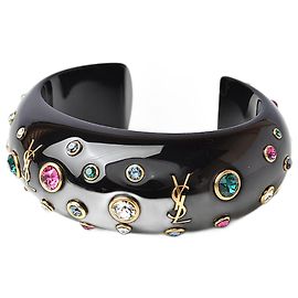 Yves Saint Laurent Pulsera de bangle con strass Saint Laurent Multicolor