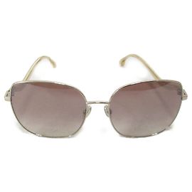 Jimmy Choo Sunglasses Plastic Nickel Alloy MAMIE Brown