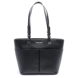 Michael Kors-Michael Kors Bedford Leather Tote Bag-Black