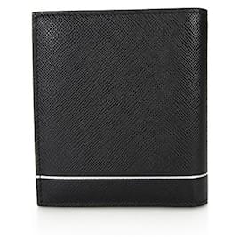 Prada-Prada Leather Card Case 2MO004 Black-Black