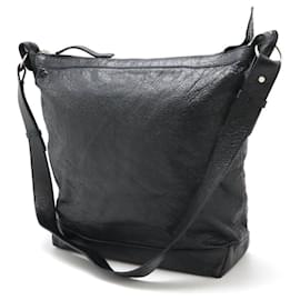 Balenciaga-Balenciaga Leather Classic Day Shoulder Bag-Black