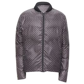 Giacca puffer reversibile Fendi Monster Bug Eye in nylon e piuma d'oca Nero