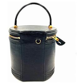 Louis Vuitton-Louis Vuitton Epi Cannes Handbag M48032-Black